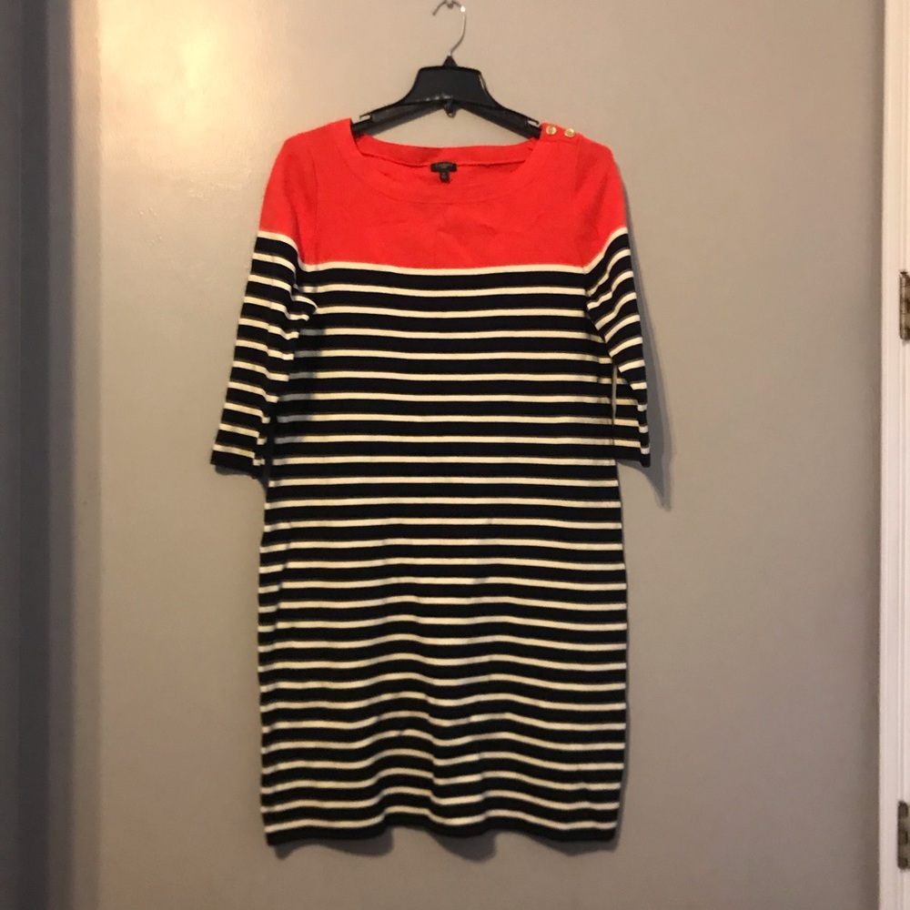 Talbots plus size sweater dress